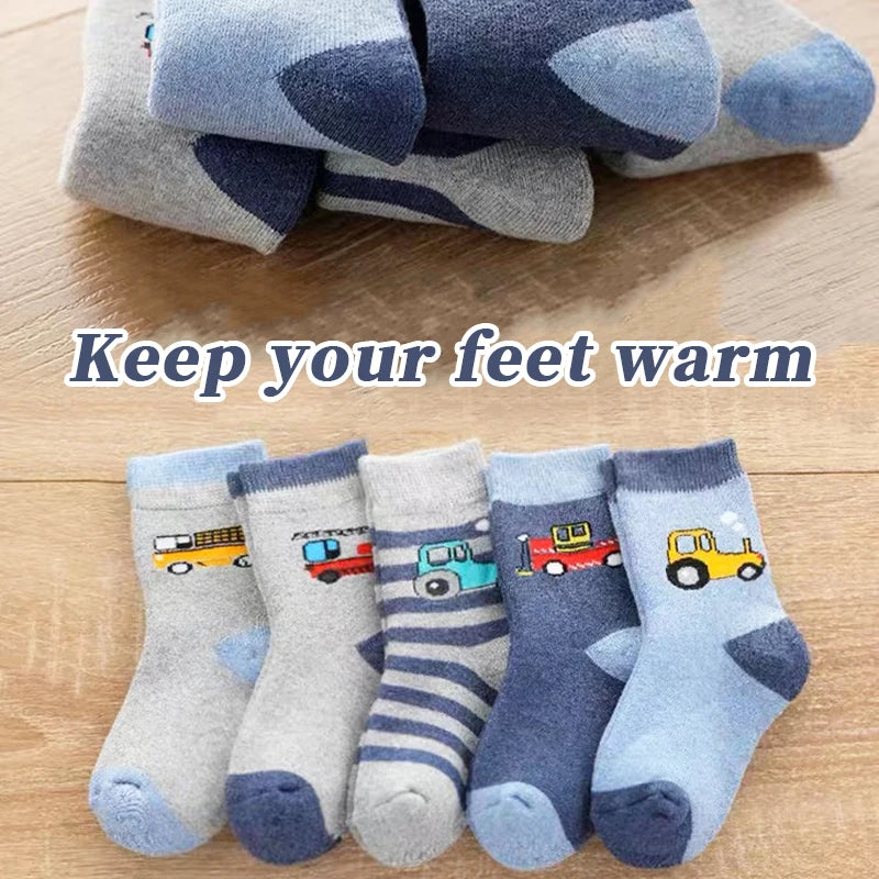 5Pairs  Terry Socks for Children