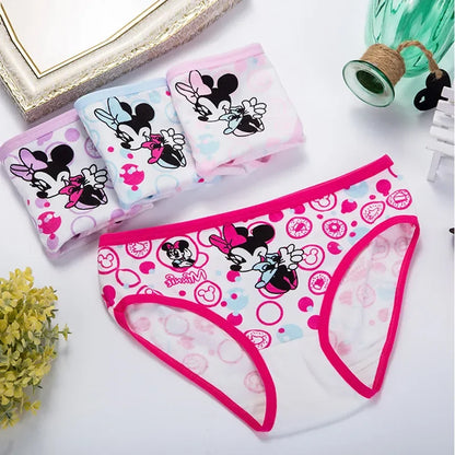 4pcs/Lot Girls  Underwear 100%Cotton Girls Panties