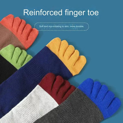 Men's Casual Five-Toe Cotton Socks