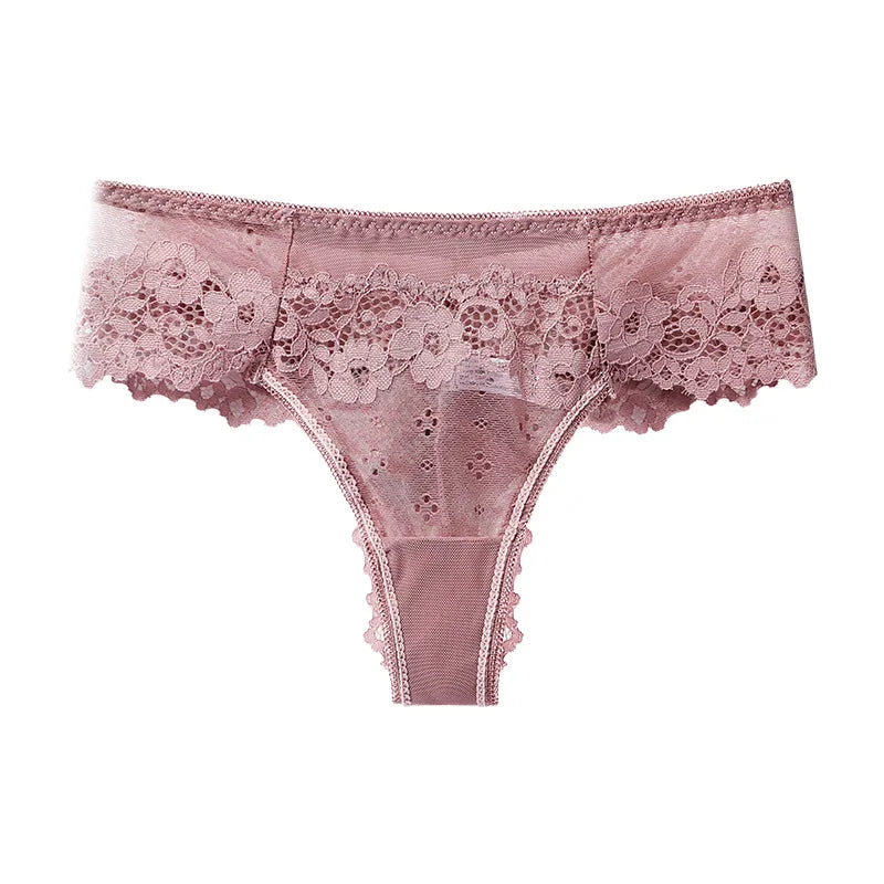 Lace Thong Women Lace Low Waist Panties