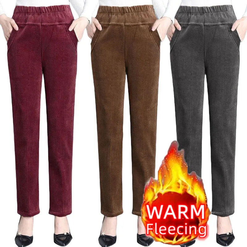 Thin & Plush Thick Casual Pants