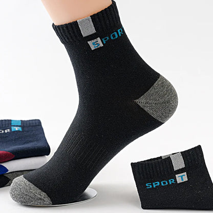 5 PAIRS COTTON SOCKS FOR MEN