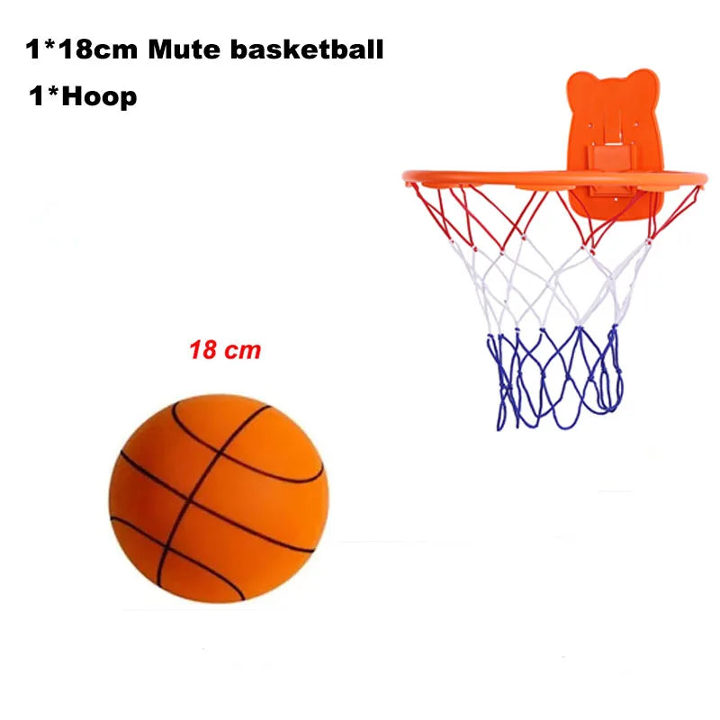 Indoor Silent Basketball and Basket