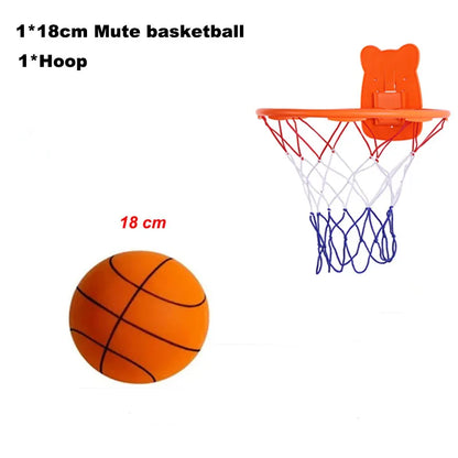 Indoor Silent Basketball and Basket