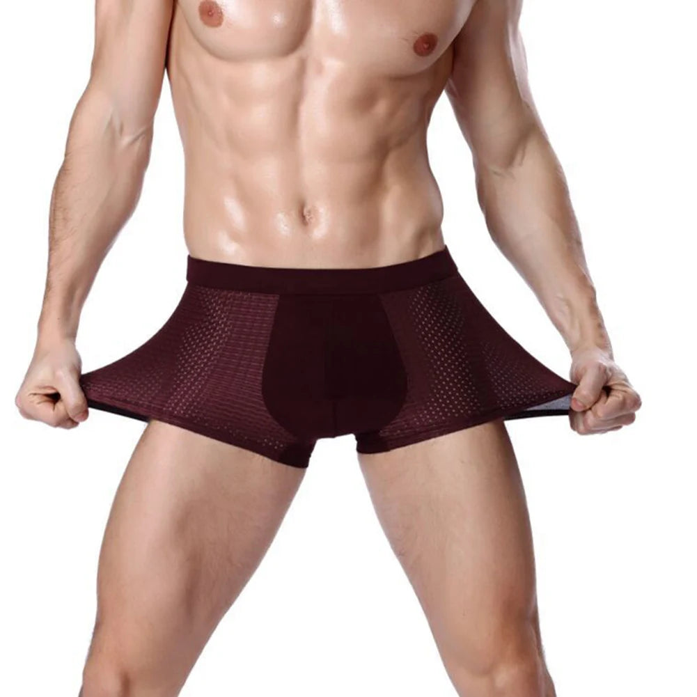 Men's flat underwear, breathable and comfortable