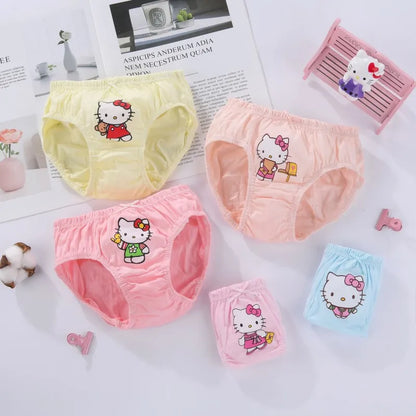 5 Pack/Box Children Panties For Girls Soft Cotton