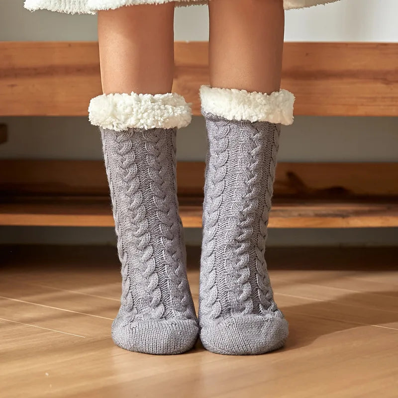 Fuzzy Slippers Socks Women