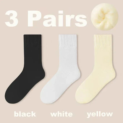 3 Pairs Women Socks Wool