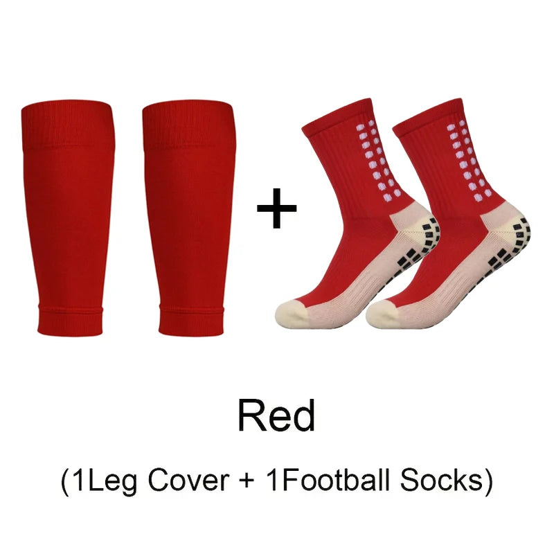 Clearance_2 Pairs Anti-Slip Breathable Fitness Football Socks