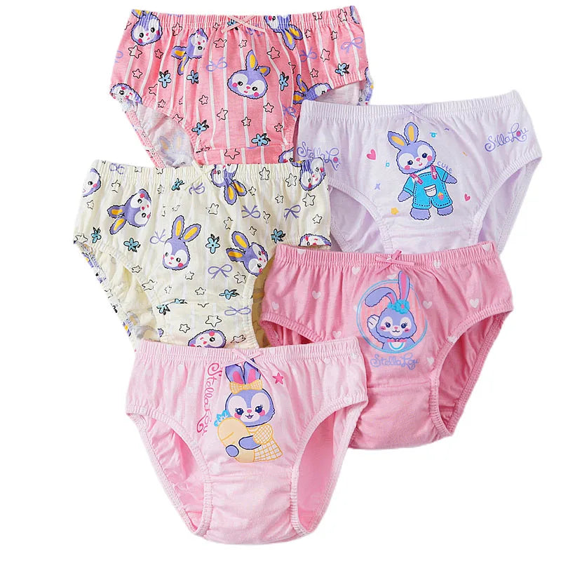 5 Pack/Box Children Panties For Girls Soft Cotton