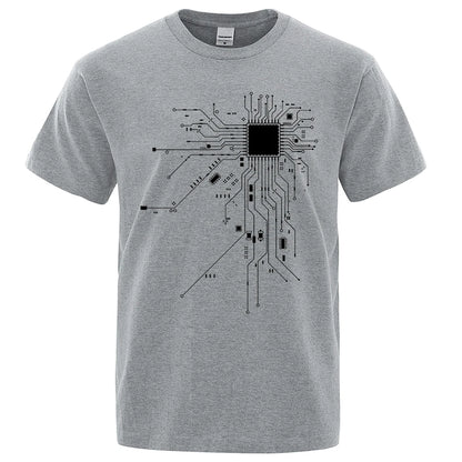 CPU Processor Circuit Diagram T Shirt