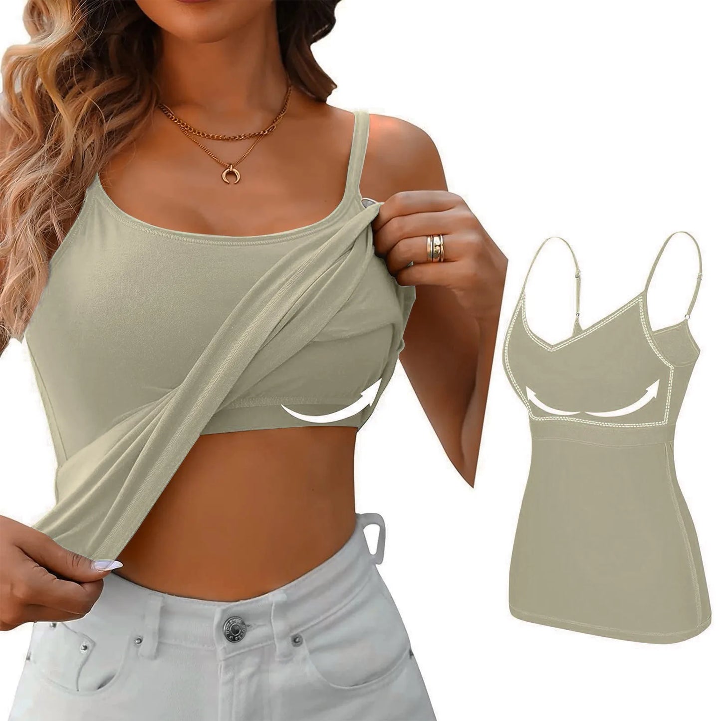 Padded Bra Tank Top Women