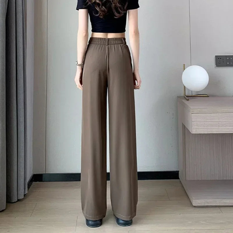 Women Suit Pants Lady Baggy