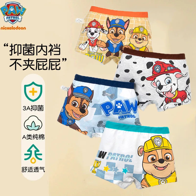 4PCS Original Children's Underpants Boys