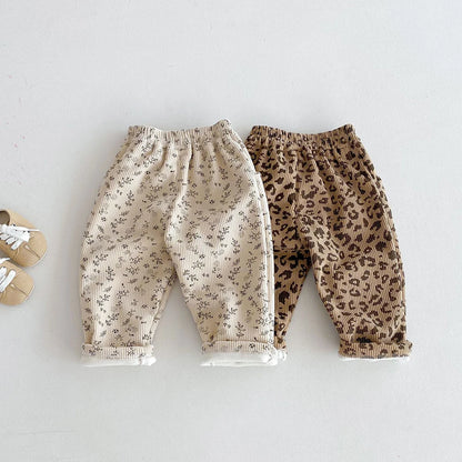 Autumn Kids Baby Pants Thicken