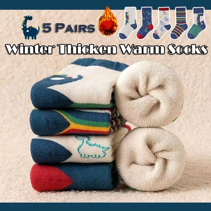 Winter Baby Socks 5 Pairs