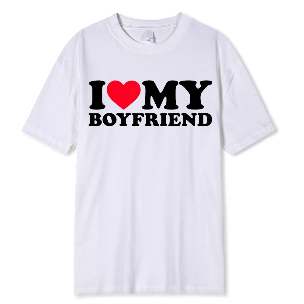 I Love My Boyfriend & I Love My Girlfriend T Shirt