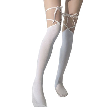 Women Lolita  Thigh High Socks