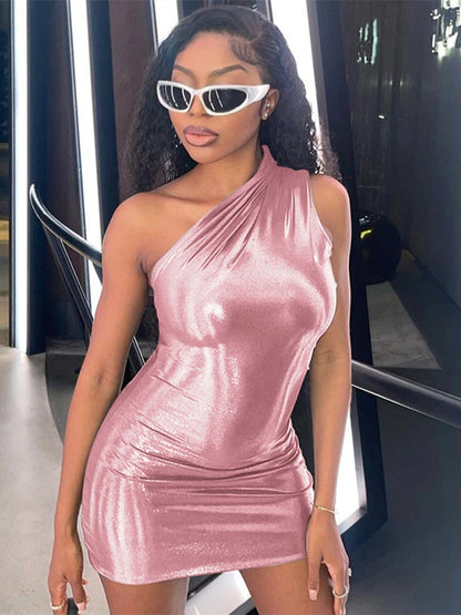 Sexy One Shoulder Bodycon Dresses