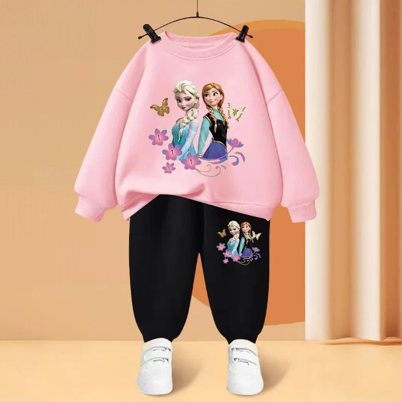 Princess Print Children's Tracksuit Set