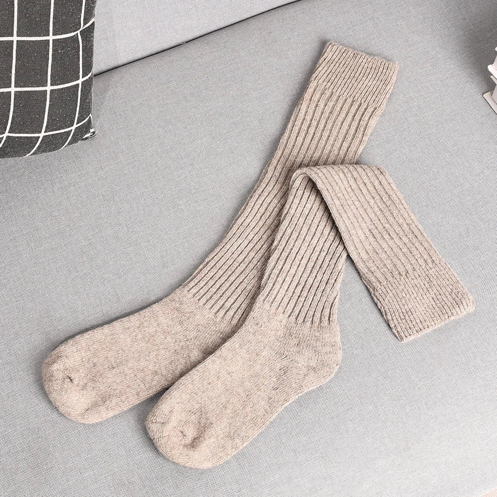 Women Long Socks Cashmere Women Boot