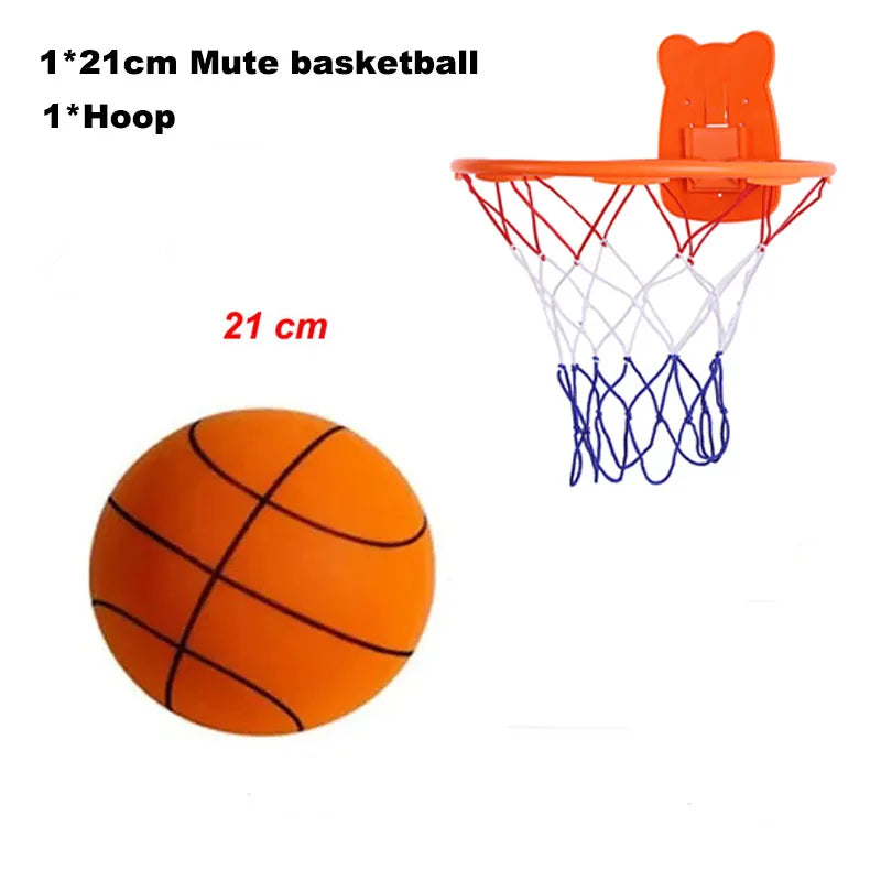 Indoor Silent Basketball and Basket