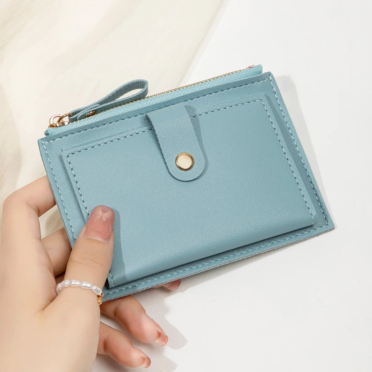 New Women's Short Card Bag Ultra Thin