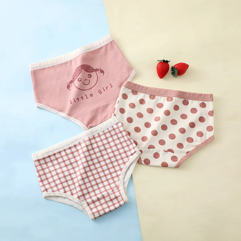 3Pcs/lot Kids Panties 7 Collections Chirdren's Underwear