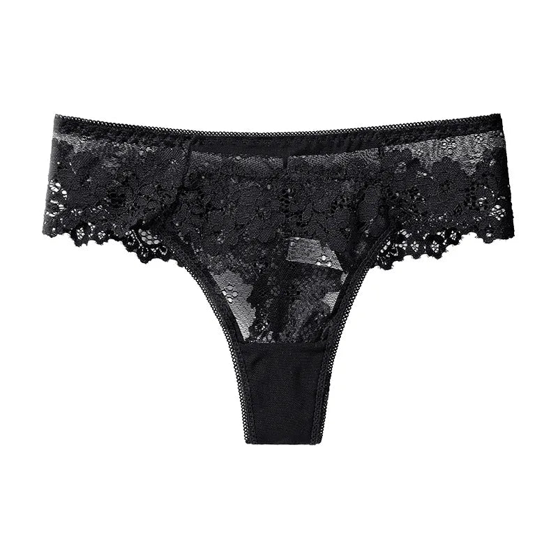 Lace Thong Women Lace Low Waist Panties