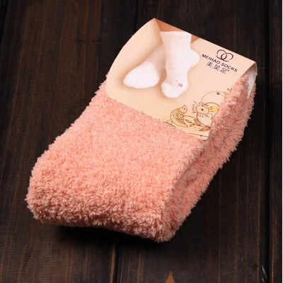 Women's Bed Socks Pure Color