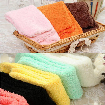 Women's Bed Socks Pure Color