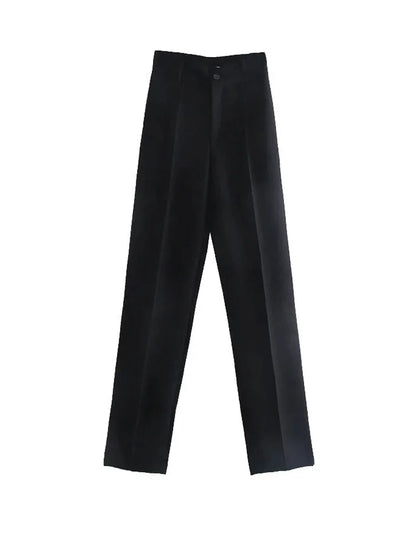 Chic Fashion Office Wear Straight Pants