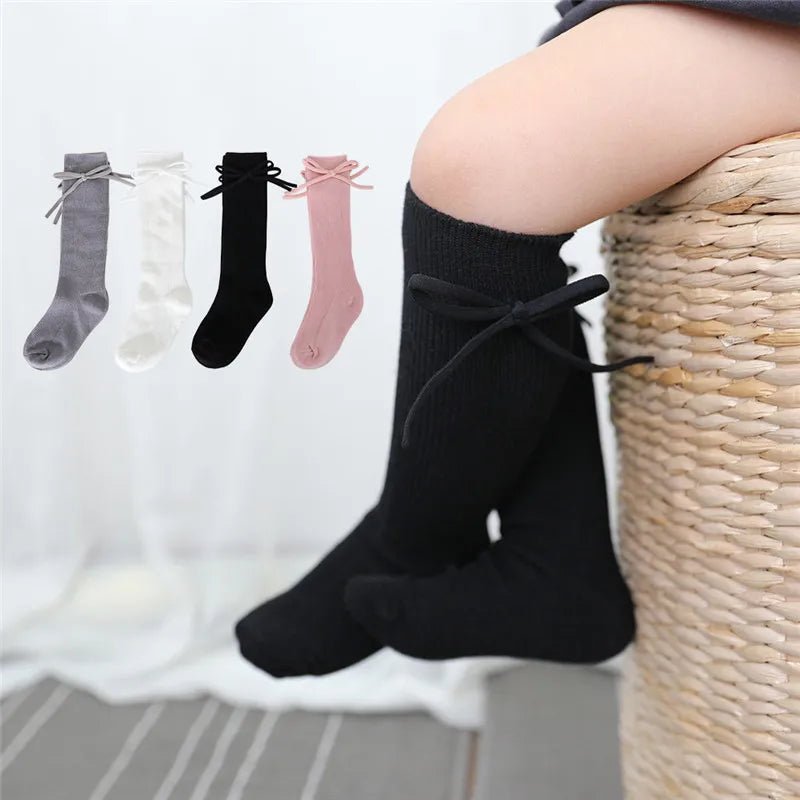 Kids Knee High Socks Baby Girls