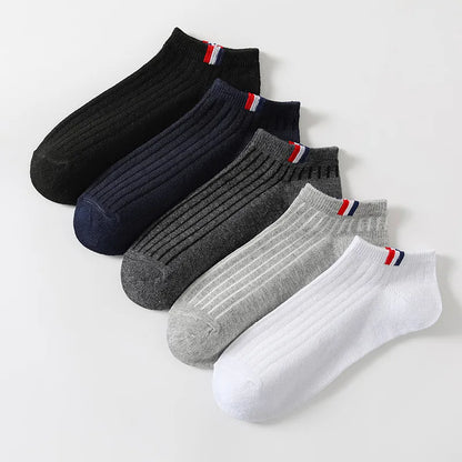 Thin Summer Blending Boat Socks(5 Pairs)