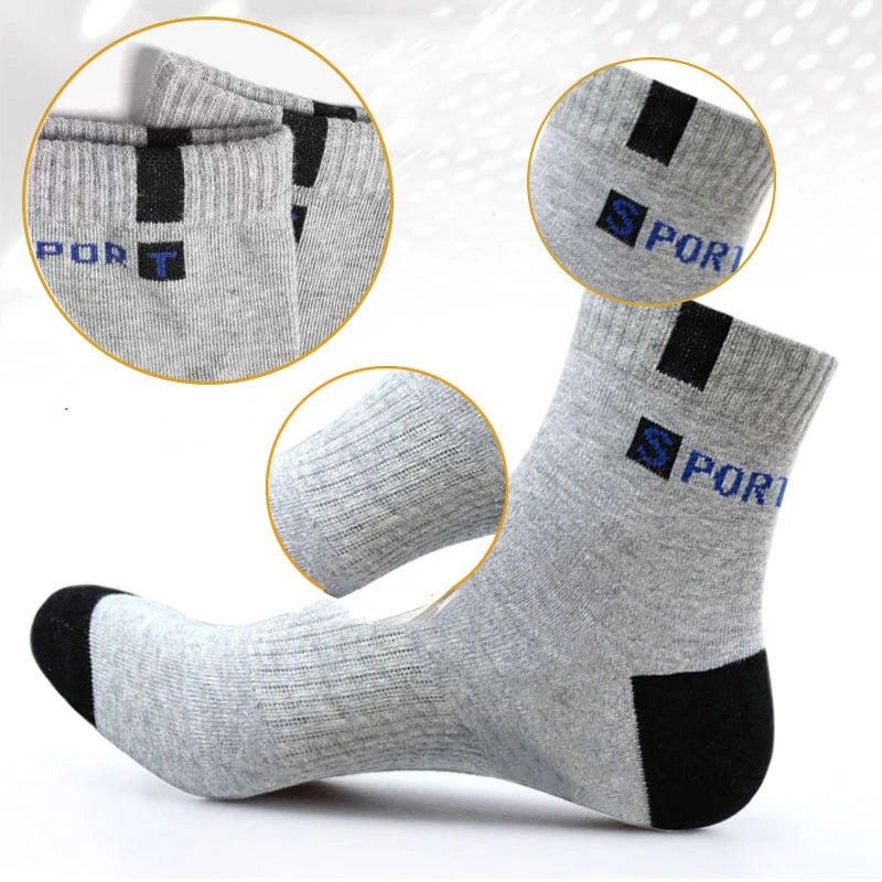 5 PAIRS COTTON SOCKS FOR MEN