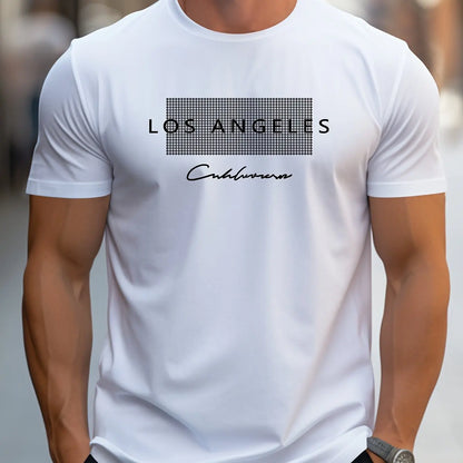 Men's 100% cotton summer loose fit large Los Angeles