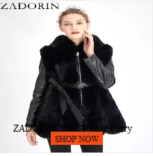 Mink Coats Autumn Winter Fluffy Black Faux Fur Coat