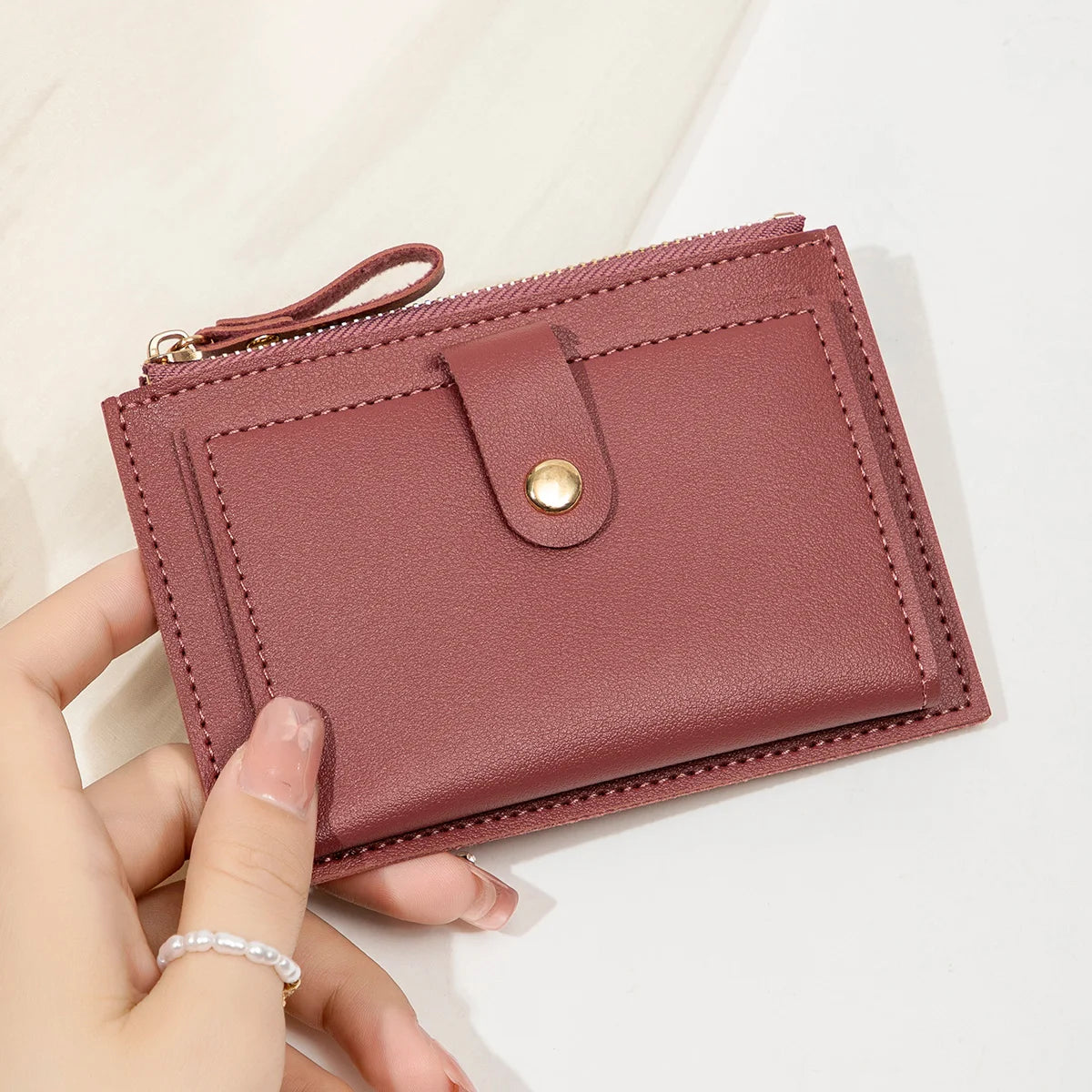 New Women's Short Card Bag Ultra Thin