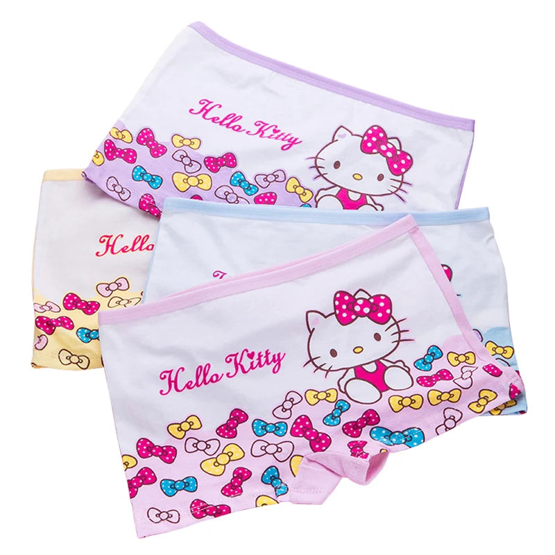 4pcs/Lot Girls  Underwear 100%Cotton Girls Panties