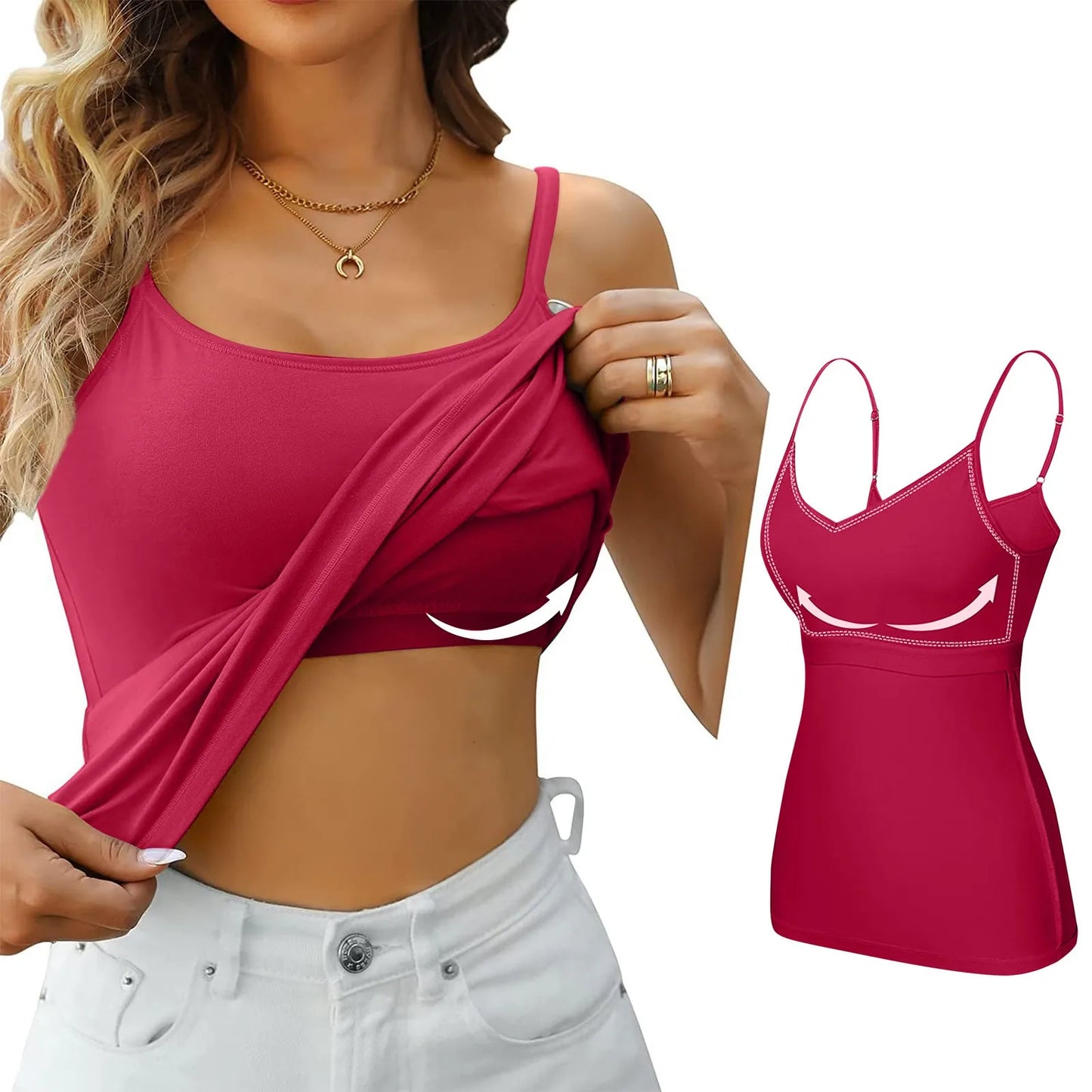 Padded Bra Tank Top Women