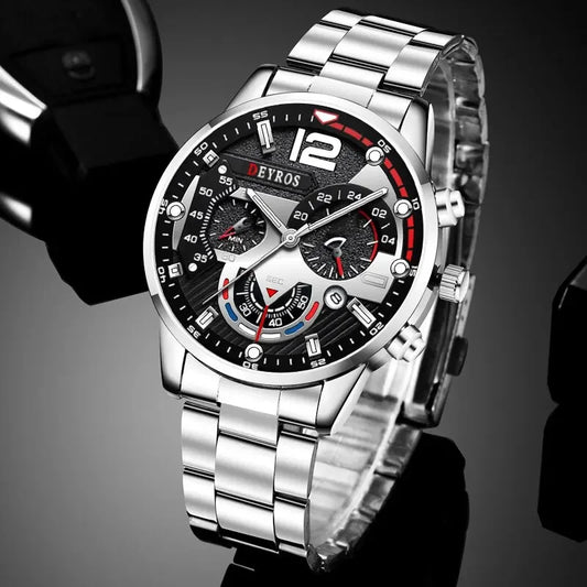 Fashion Men Watches Luxury Stainless Steel