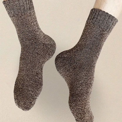 Men Solid Color Socks