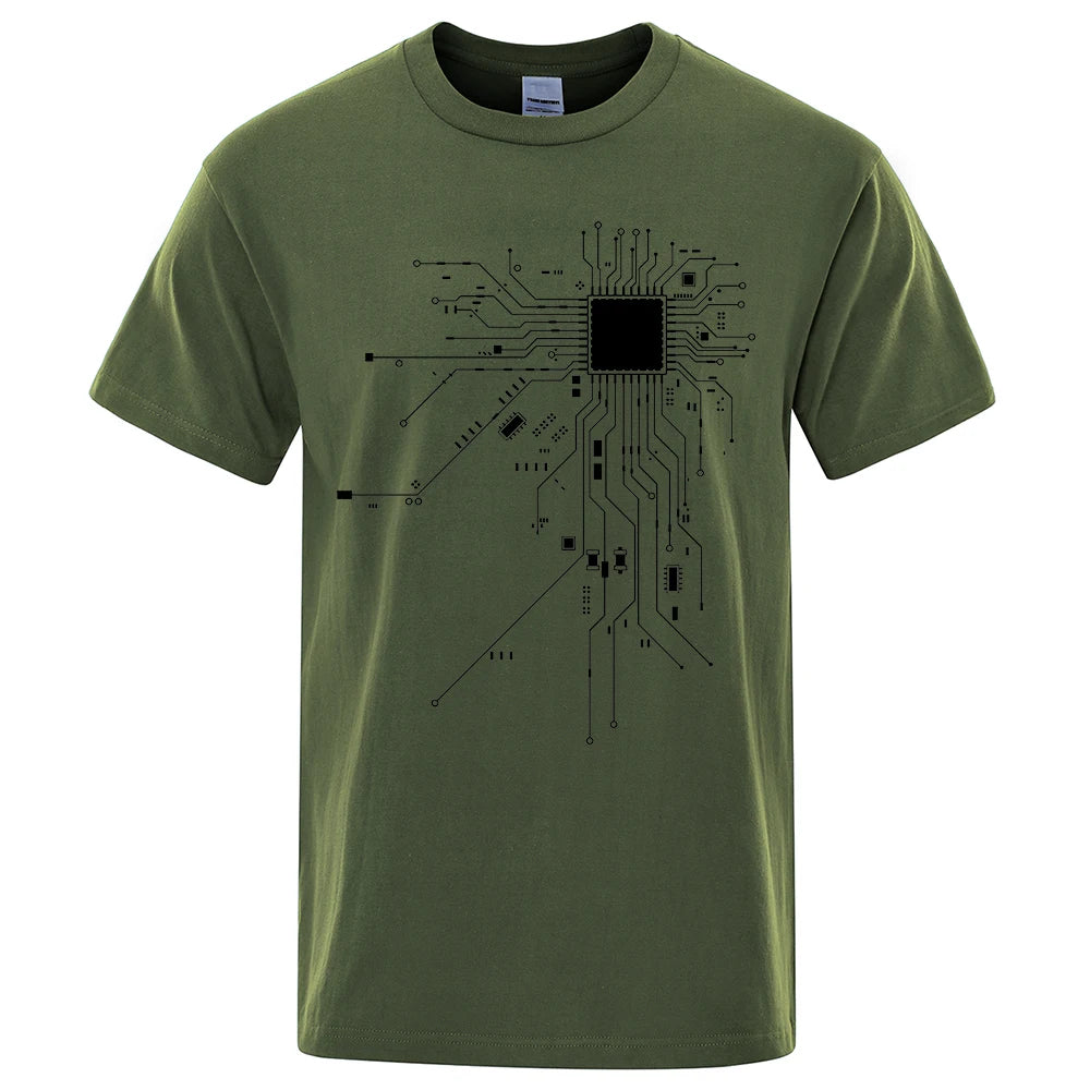 CPU Processor Circuit Diagram T Shirt