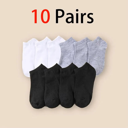 Breathable Deodorant Men's Low Cut Ankle Socks