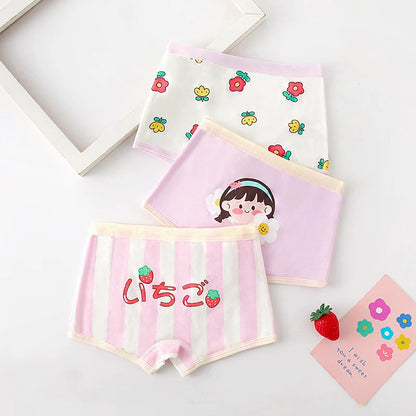 3Pcs/lot Kids Panties 7 Collections Chirdren's Underwear