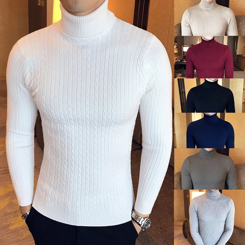 Winter High Neck Thick Warm Sweater