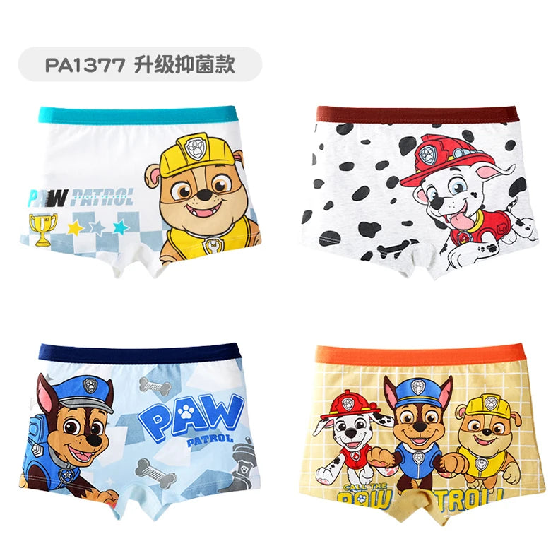 4PCS/SET Genuine Boys Underpants Cotton