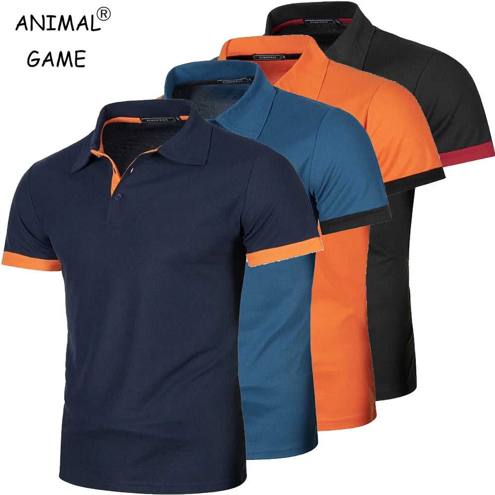 Men Short Sleeve Polo Shirt