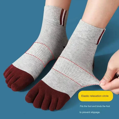 Men's Casual Five-Toe Cotton Socks