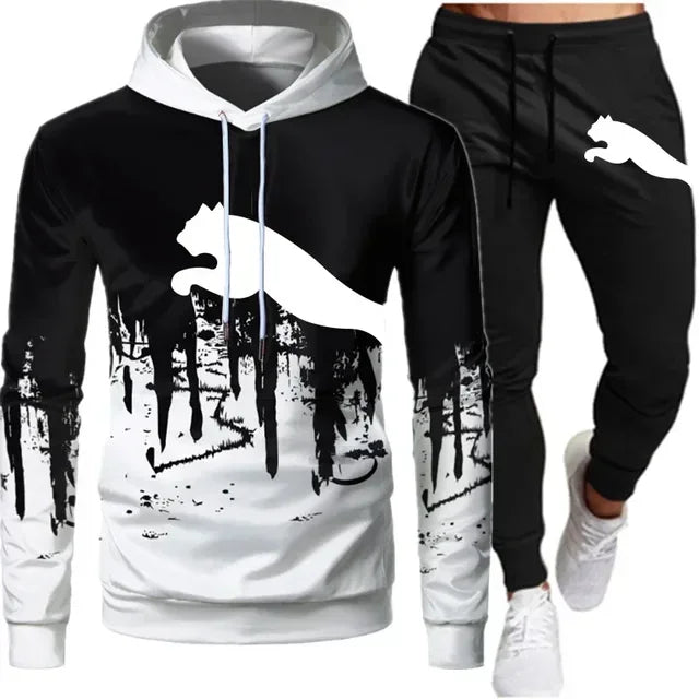 Casual trend sweater set outdoor sports